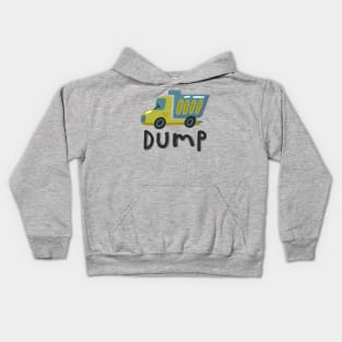 Dump Truck Kids Hoodie